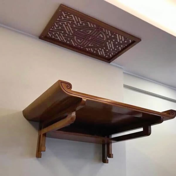 Những mẫu bàn thờ treo tường có mái "Nổi Bật" nhất 2019
